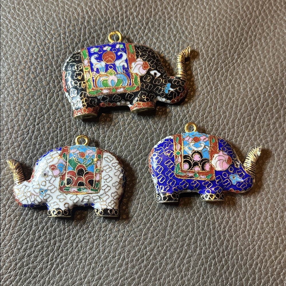 Rare Vintage Cloisonné Elephant - Pick ONE